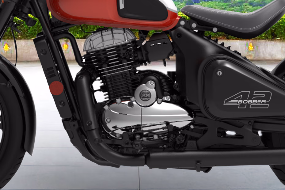 Jawa 42 Bobber Jasper Red Alloy Wheel