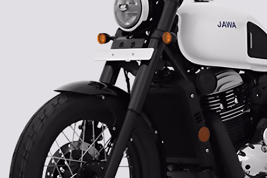 Jawa 42 Bobber Moonstone White Alloy Wheel