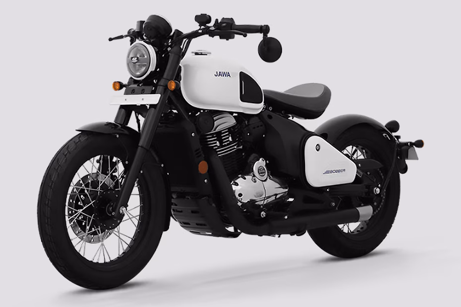 Jawa 42 Bobber Moonstone White Alloy Wheel