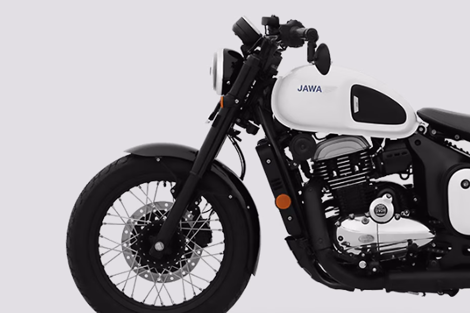 Jawa 42 Bobber Moonstone White Alloy Wheel