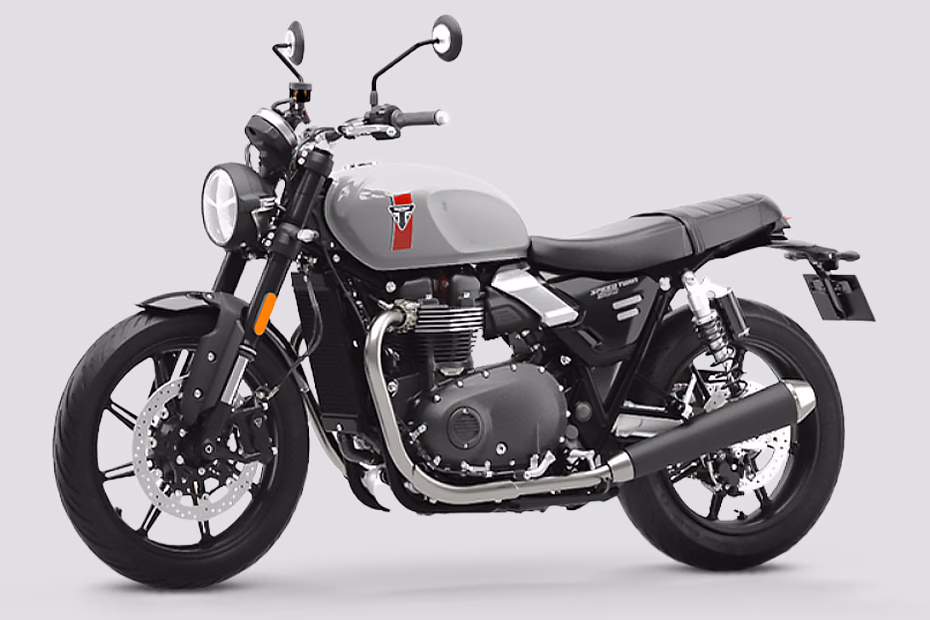 Triumph Speed Twin 900 Aluminium Silver Carnival Red Jet Black