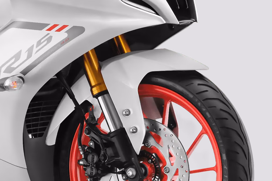 Yamaha R15 V4 Intensity White Without Quickshifter